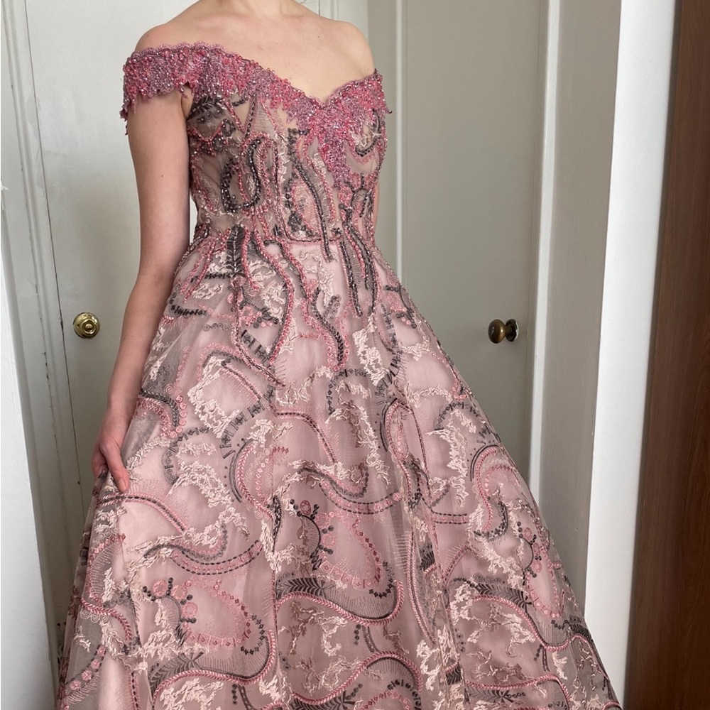 NWT. Pink dress with sequins.